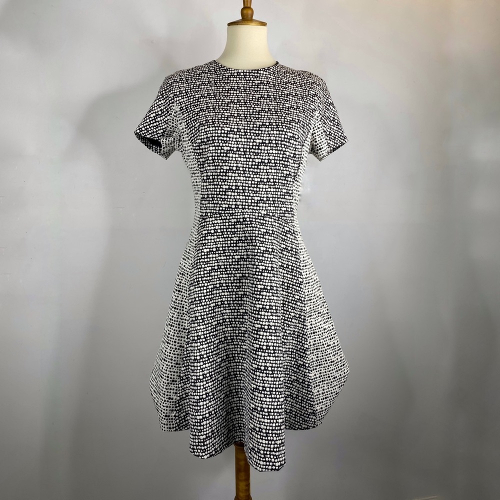 Banana Republic Factory Black White A-Line Dress